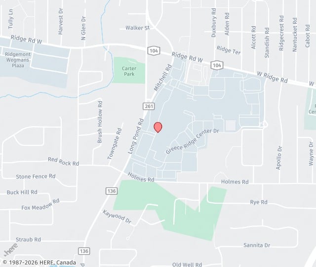 Location Map: 34 Buckman Road Rochester, New York 14615